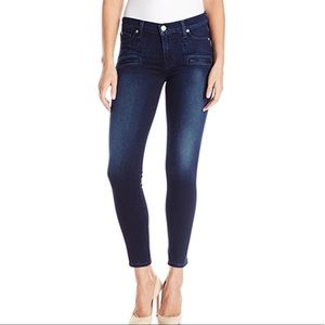 Hudson Roe Skinny Mid-Rise Ankle Jean